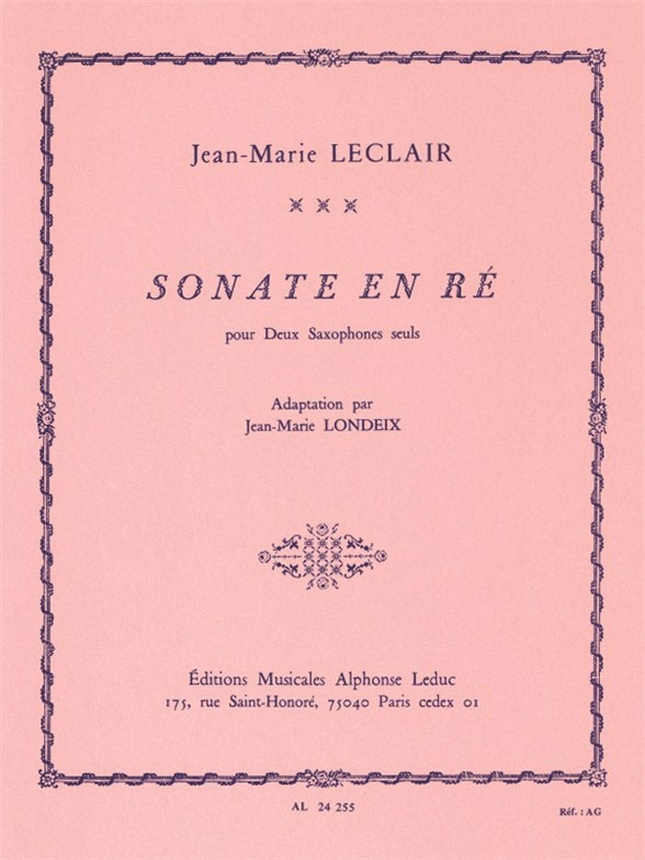 LEDUC Sonate En Re