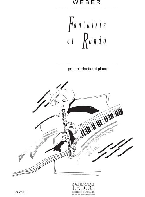LEDUC Fantaisie Et Rondo pour clarinette et piano