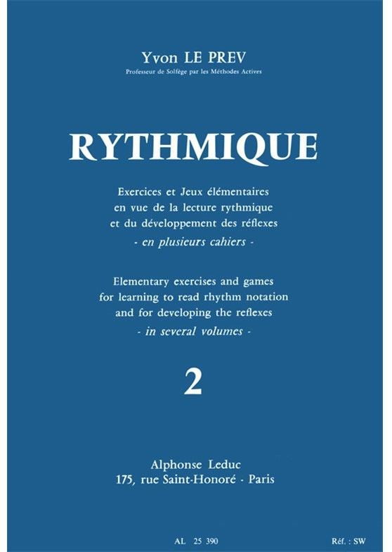 LEDUC Rythmique, Exercices et jeux - Vol. 2