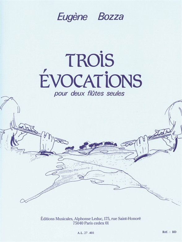 LEDUC Three Evocations For Two Flutes