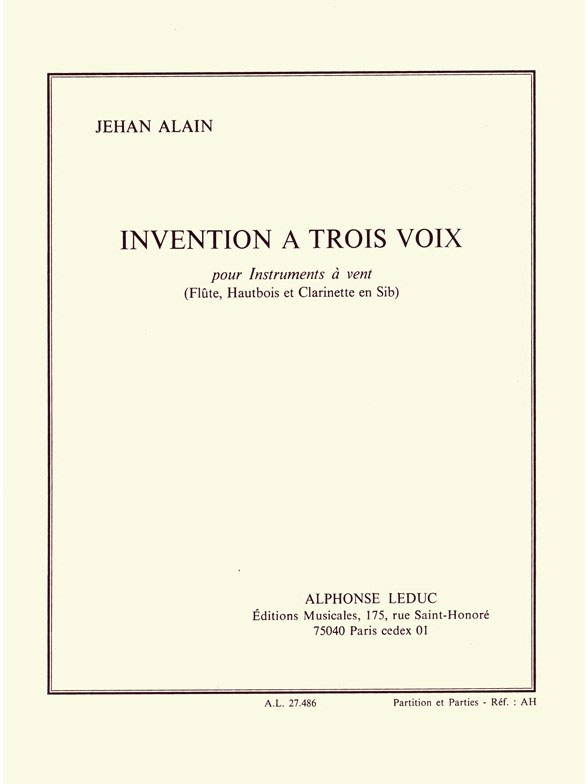 LEDUC Invention à 3 Voix