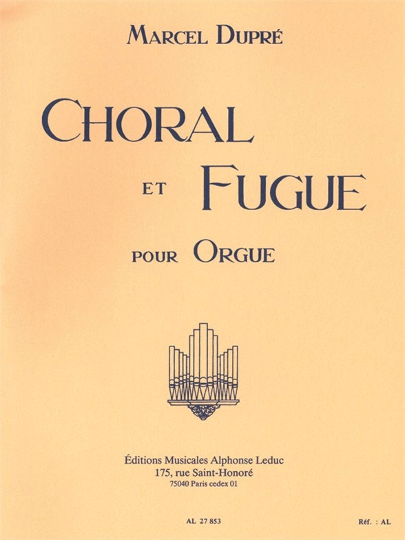LEDUC Choral et Fugue Opus 57 pour Orgue