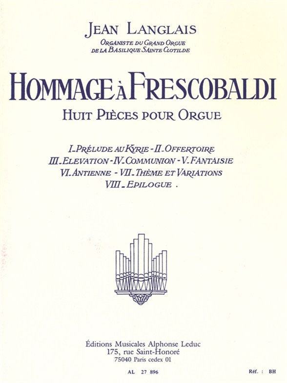 LEDUC Hommage à Frescobaldi