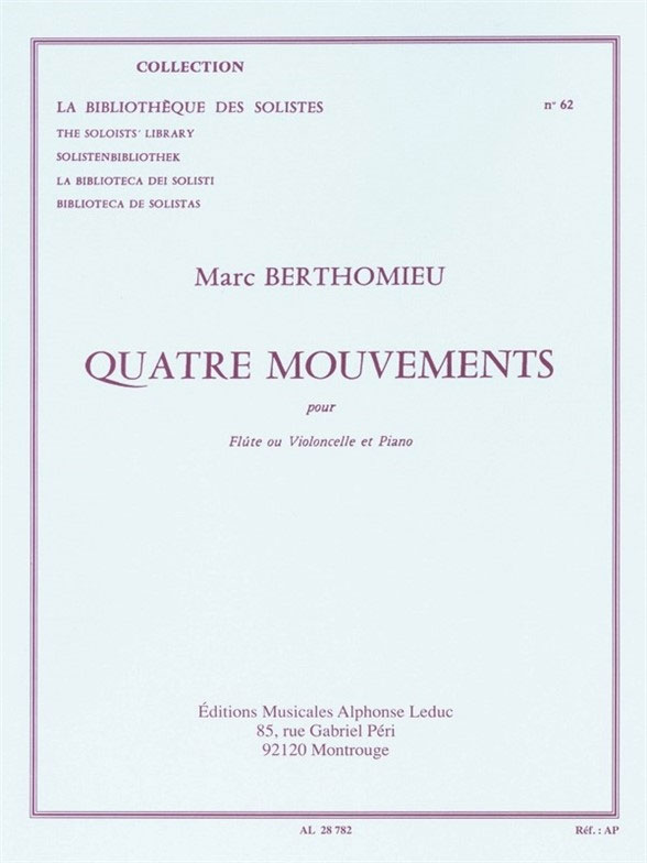 LEDUC Marc Berthomieu: Four Mouvements