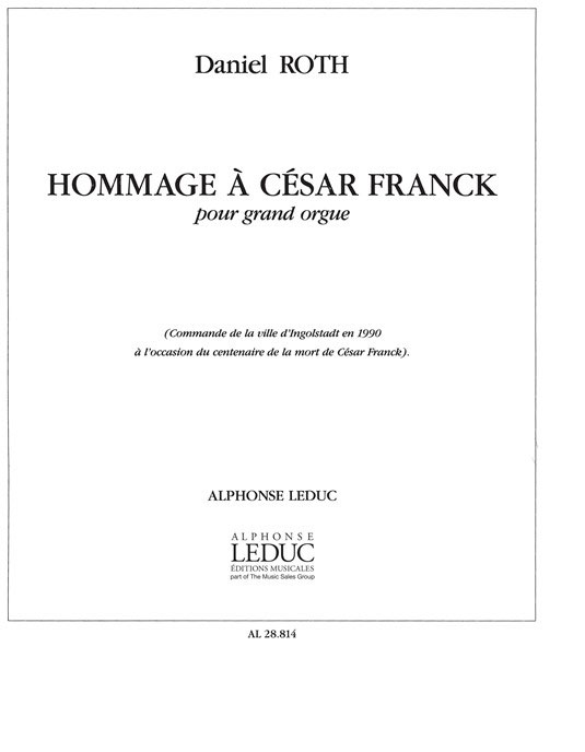LEDUC Hommage A Cesar Franck