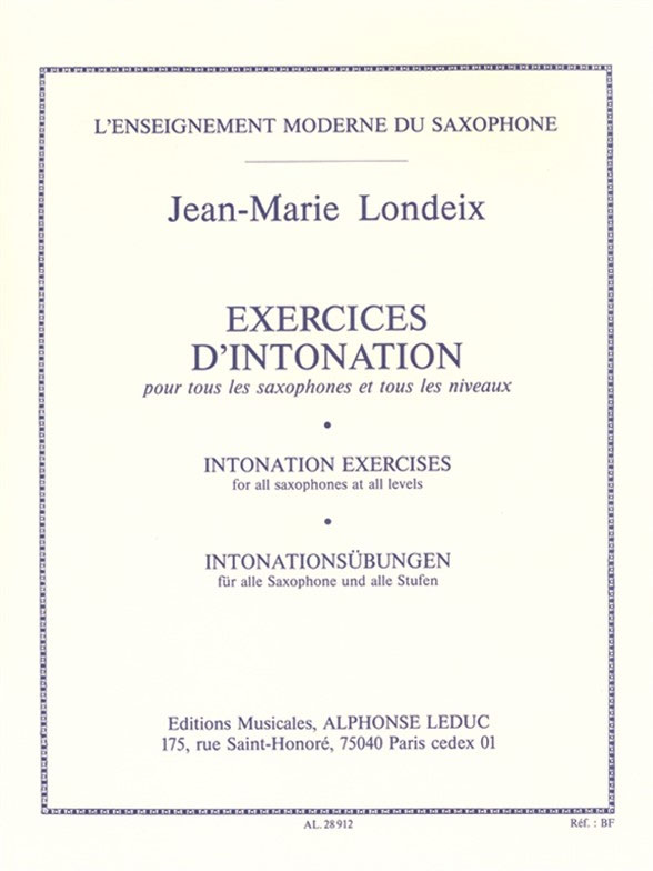 LEDUC Exercices D'Intonation