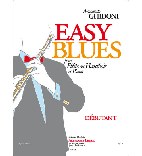 LEDUC Easy blues pour flute ou hautbois et piano