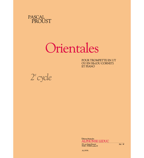 LEDUC Pascal Proust: Orientales
