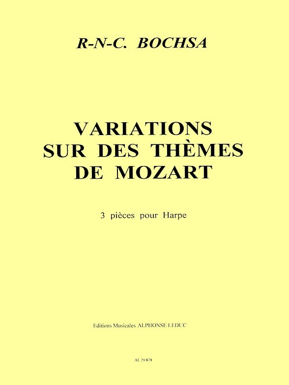 LEDUC 3 Variations sur des Themes de Mozart