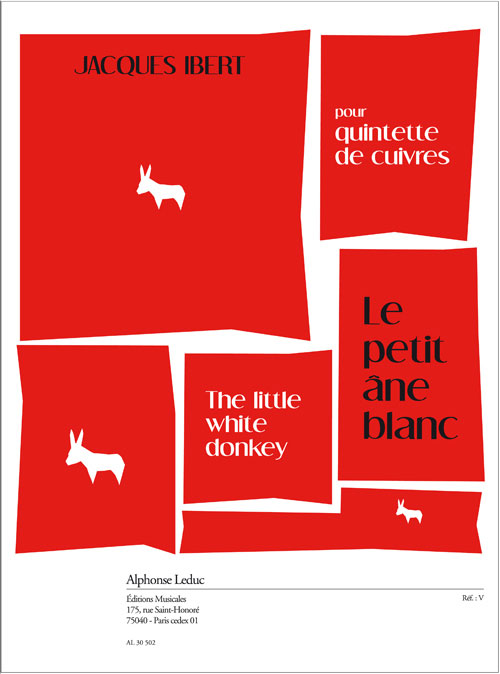 LEDUC Le petit ane blanc arrangement de Mccullough