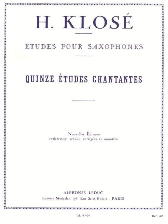 LEDUC 15 Etudes Chantantes
