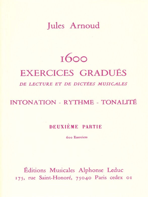 LEDUC 1600 Exercices gradués Vol.2