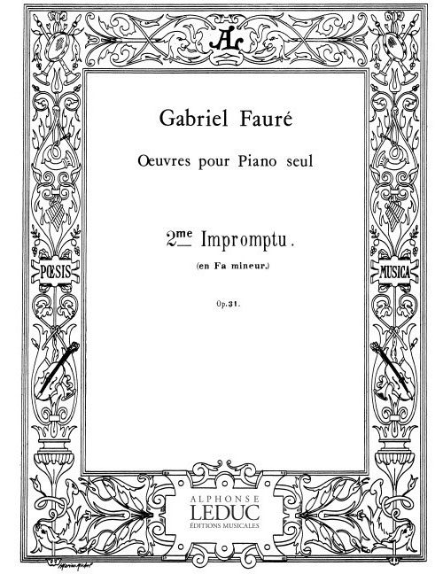 HAMELLE EDITEURS Impromptu N02 Op31