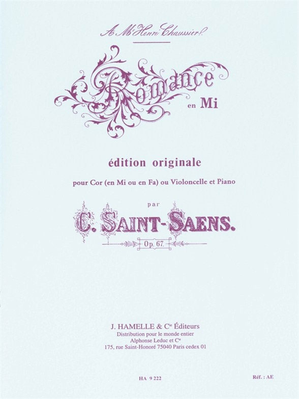 LEDUC Romance Op.67 In E