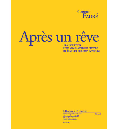 LEDUC Après Un Rêve Op.7 No.1