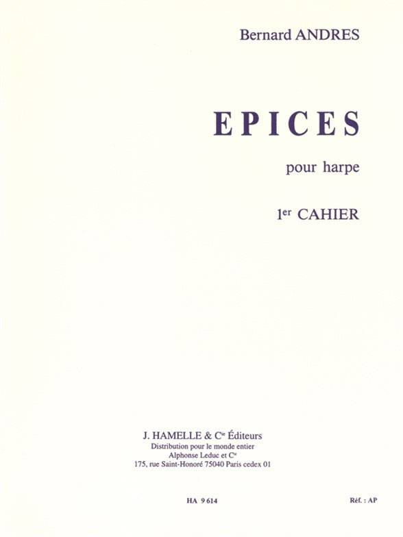 LEDUC Epices - 1er Cahier
