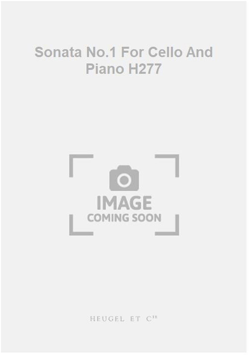 HEUGEL Sonata No.1 For Cello And Piano H277