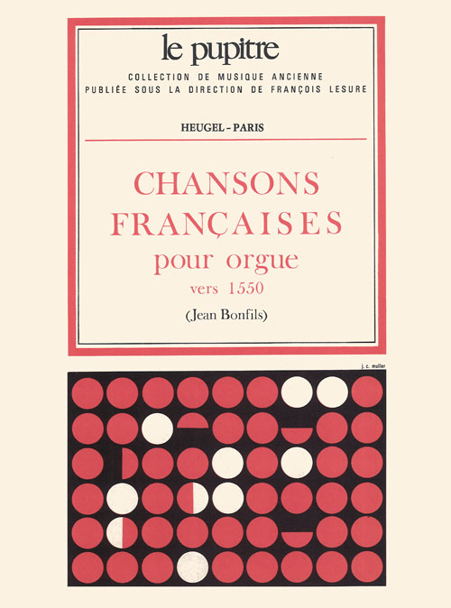 HEUGEL Chansons françaises pour Orgue