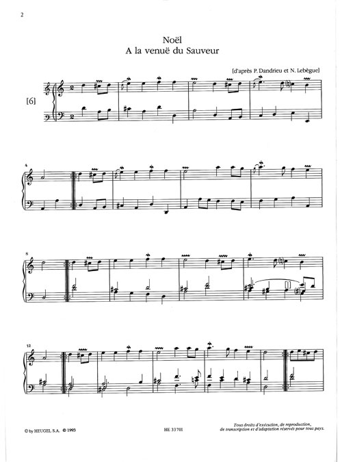 HEUGEL Pièces d'orgue des Augustines de Vitre (lp74)
