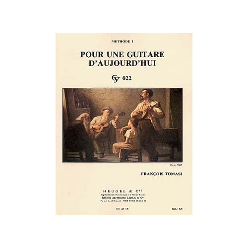 HEUGEL Pour une guitare d'aujourd'hui Vol 1 Débutant