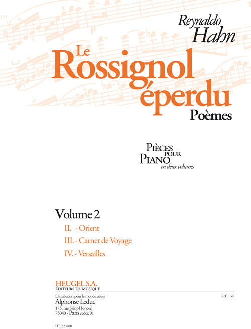 HEUGEL Le Rossignol Eperdu Vol.2 (Poemes)