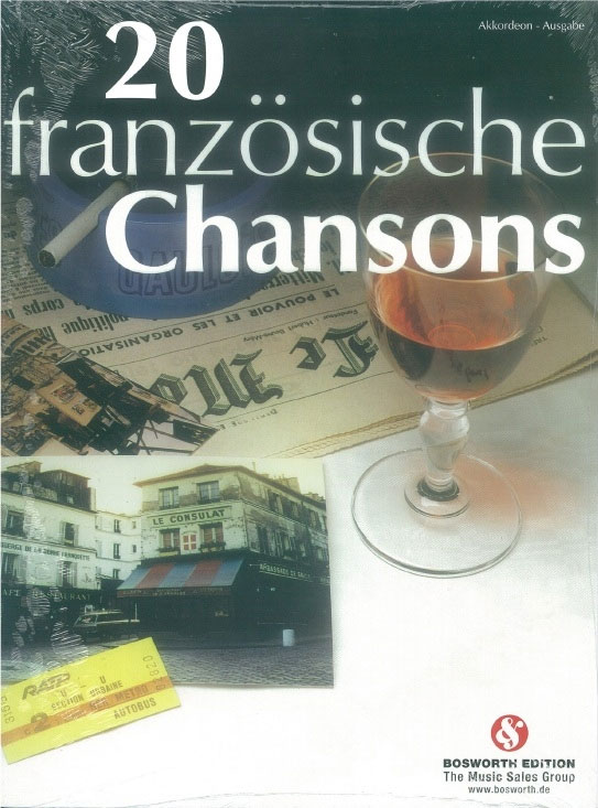 BOSWORTH 20 französische Chansons für Akkordeon