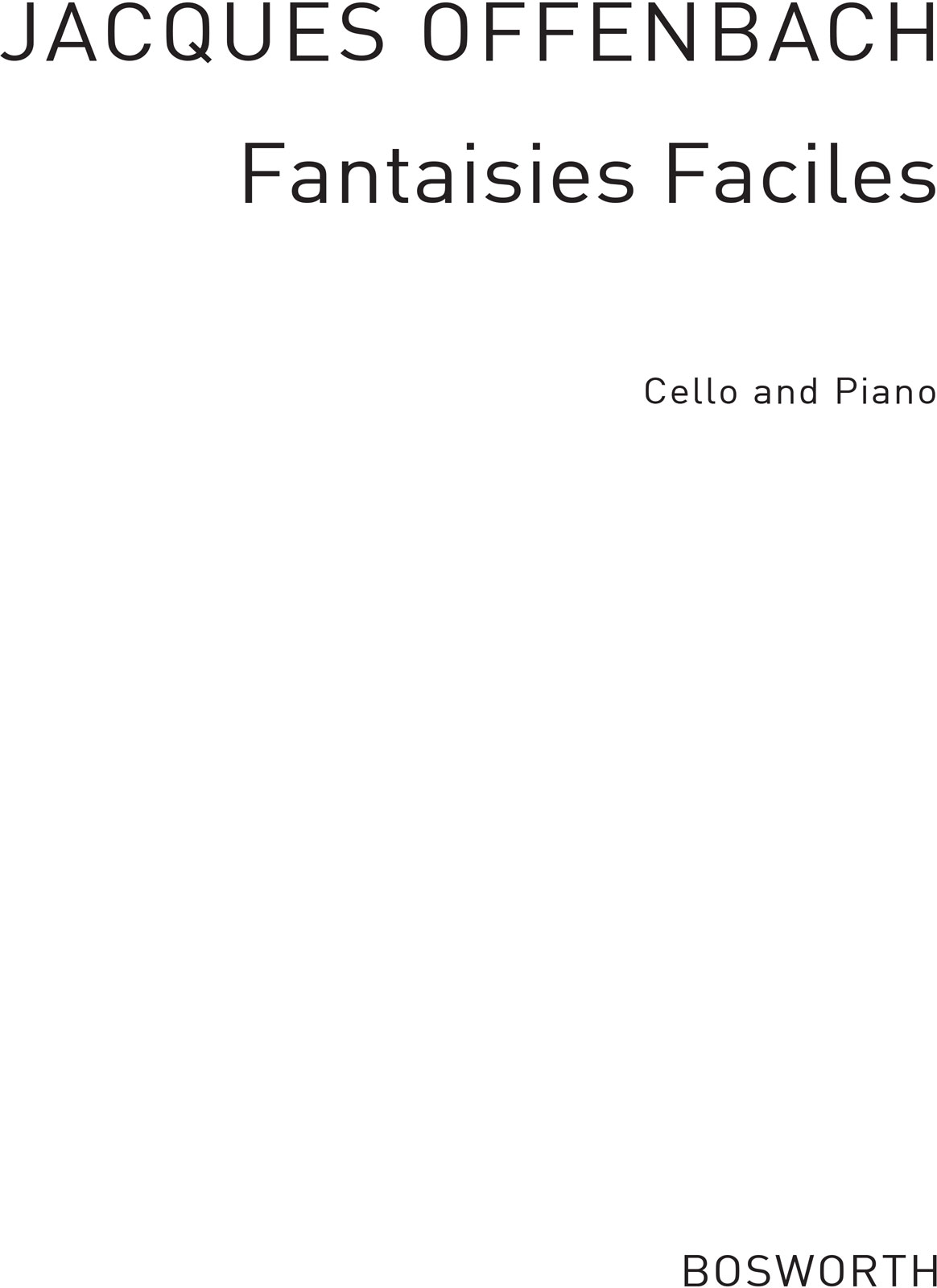 BOSWORTH Fantaisies faciles fur Violoncello und Klavier