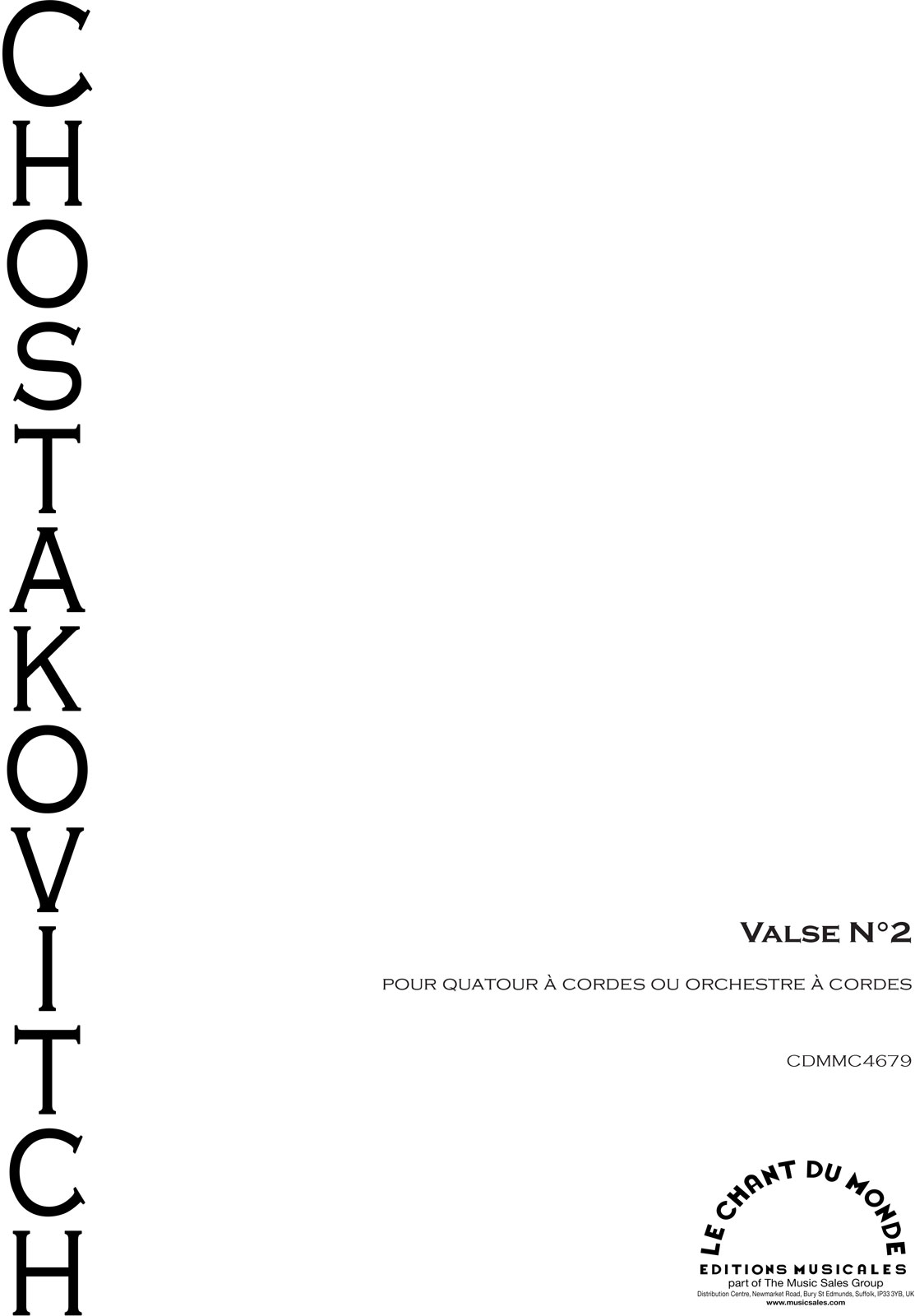 CHANT DU MONDE Valse No. 2
