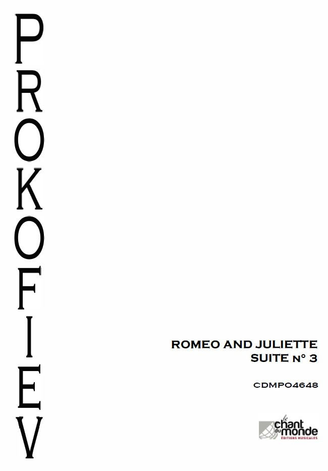 CHANT DU MONDE Roméo Et Juliette
