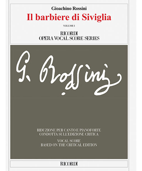 RICORDI Il barbiere di Siviglia