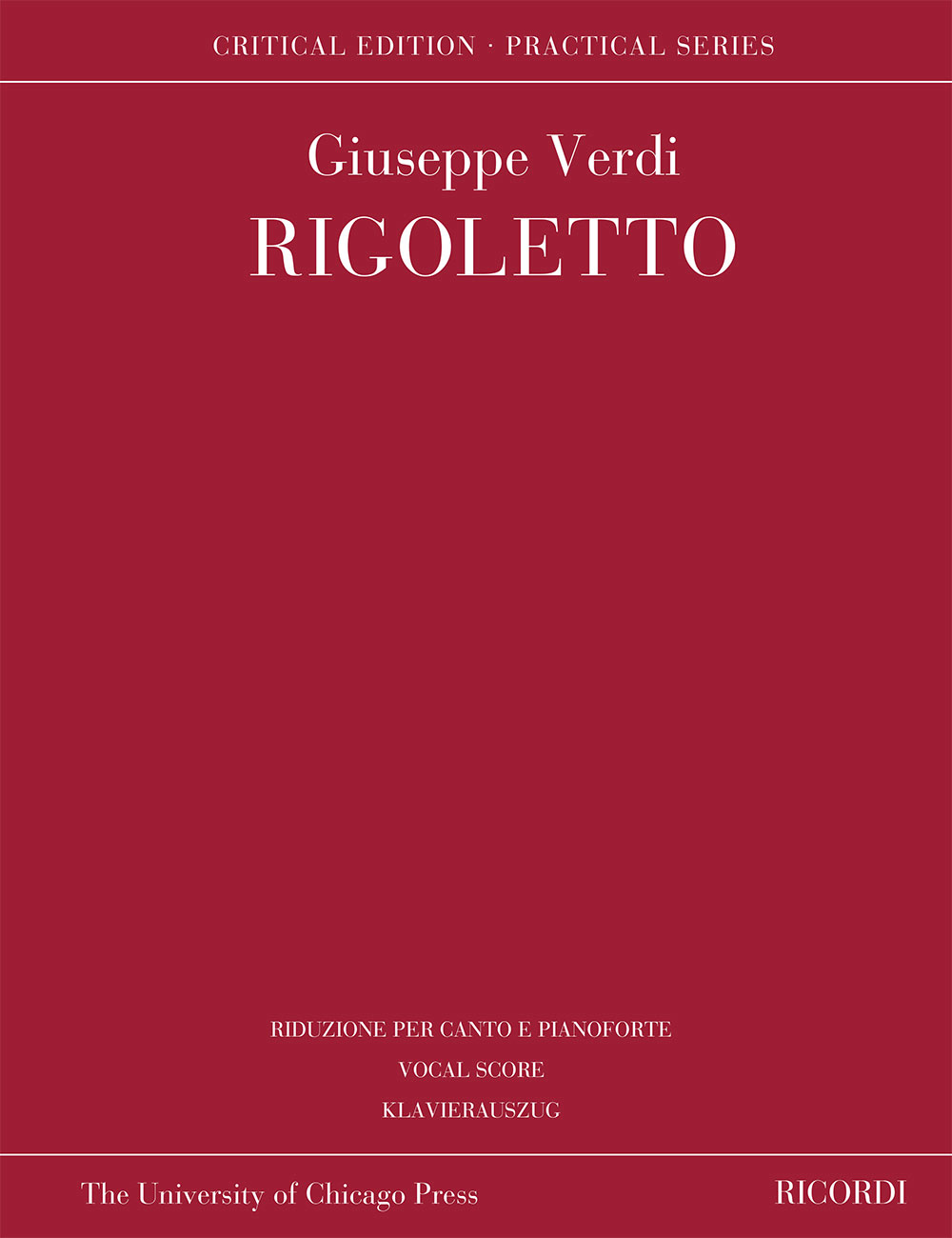 RICORDI Rigoletto