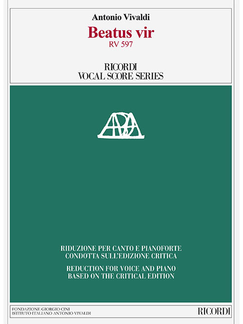 RICORDI Beatus vir RV 597