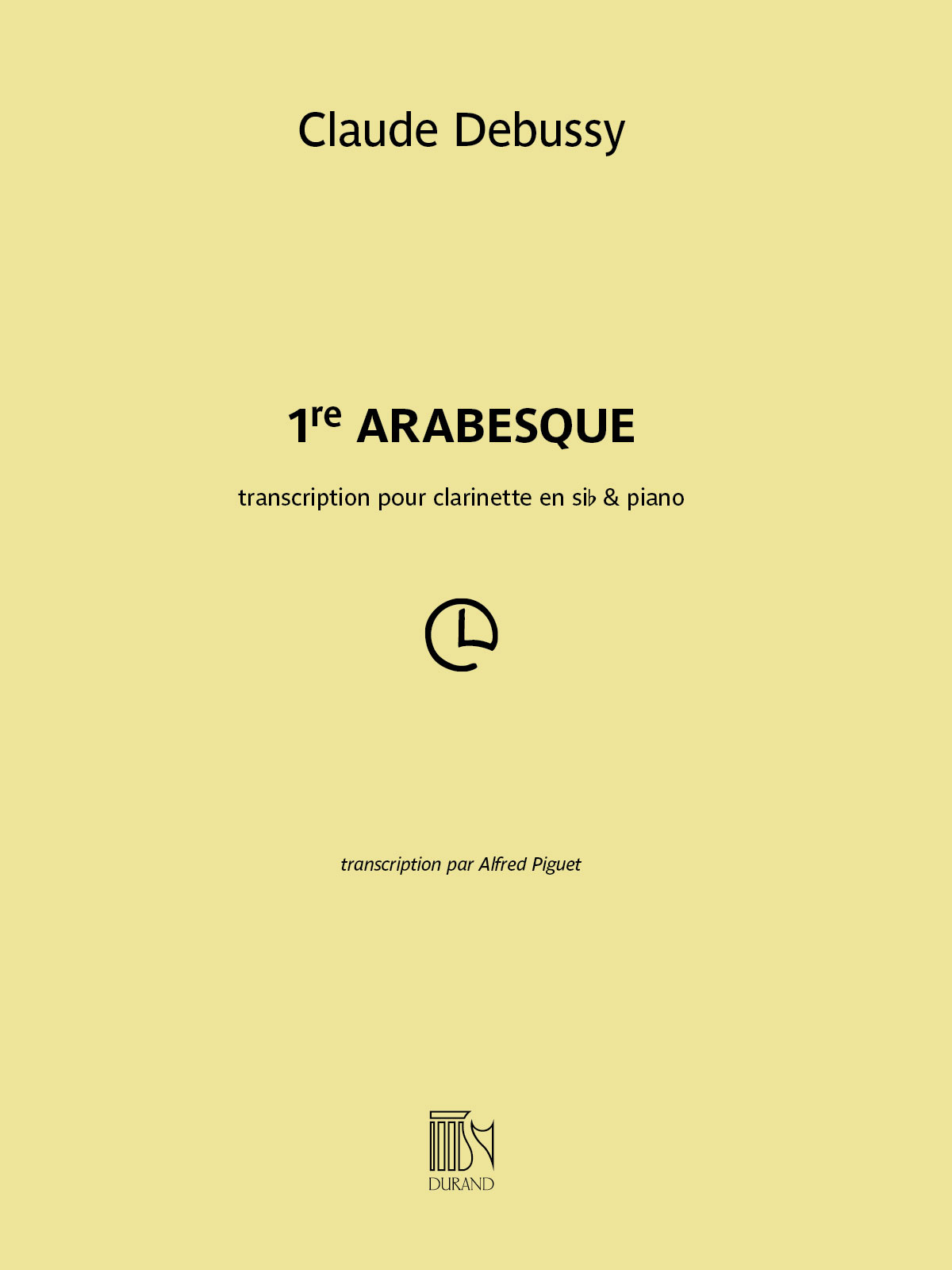 DURAND Arabesque n° 1