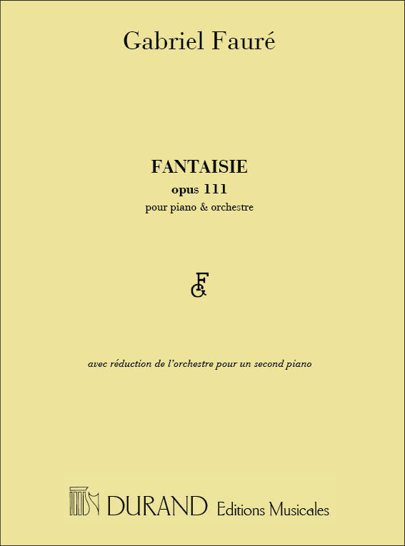 DURAND Fantasie Opus 111 2 Pianos 4 Mains