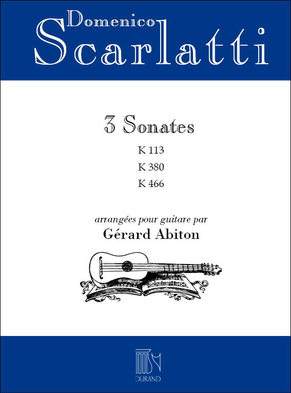 DURAND 3 Sonates K.113 / K.380 / K.466