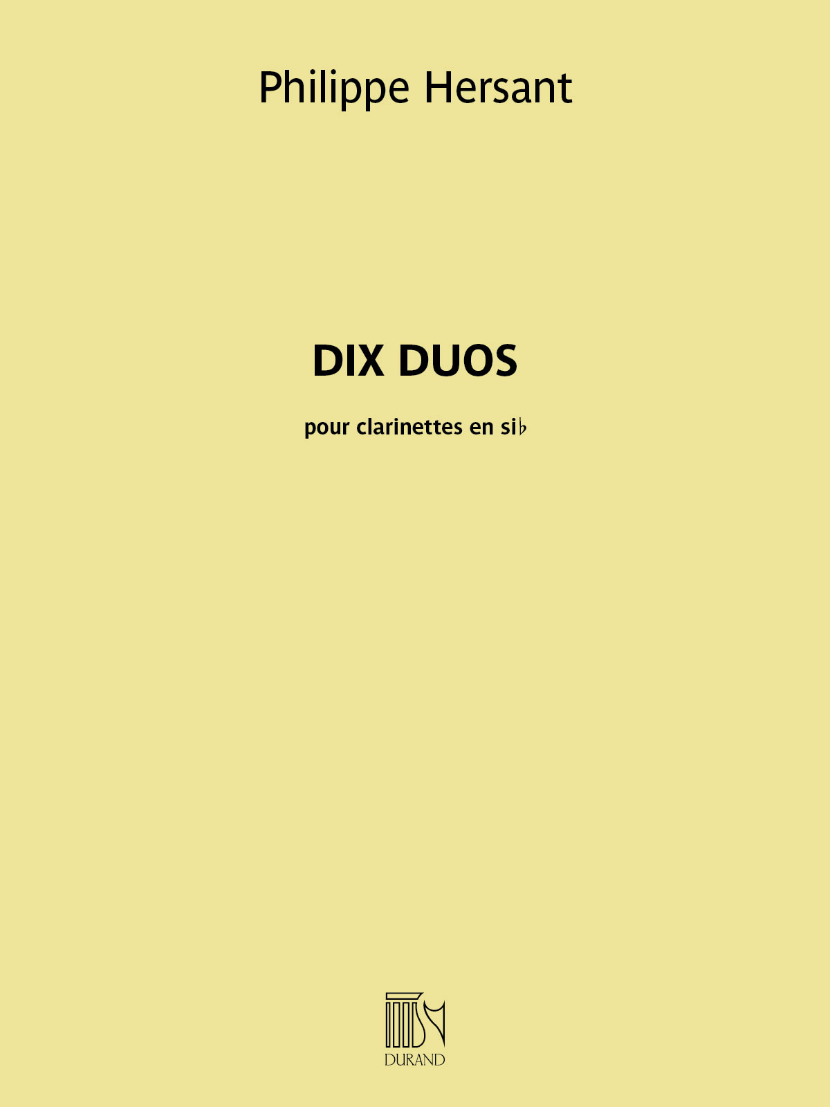 DURAND Dix Duos
