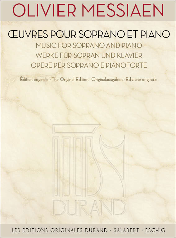 DURAND ?uvres pour soprano et piano