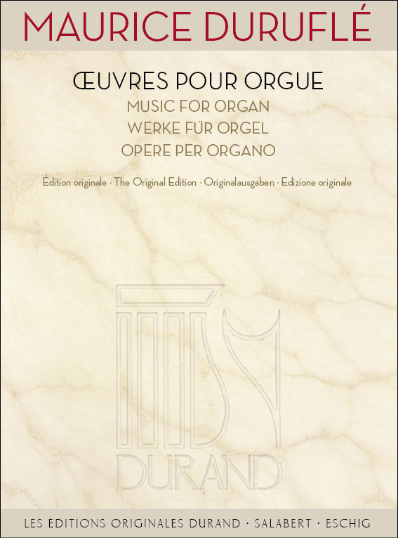DURAND ?uvres pour orgue