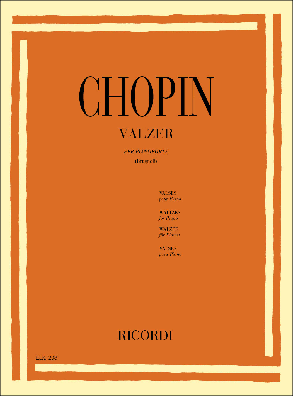 RICORDI 19 Valzer - Valses - Waltzes - Walzer