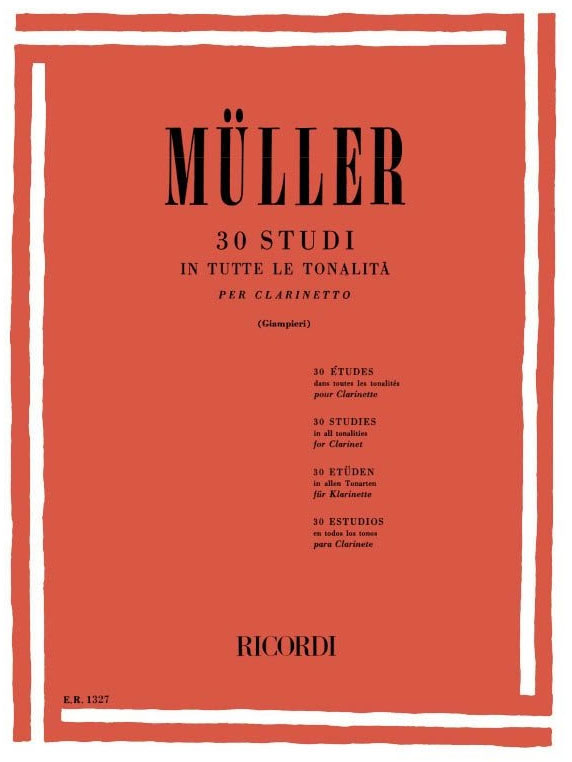 RICORDI 30 Studi in tutte le tonalità