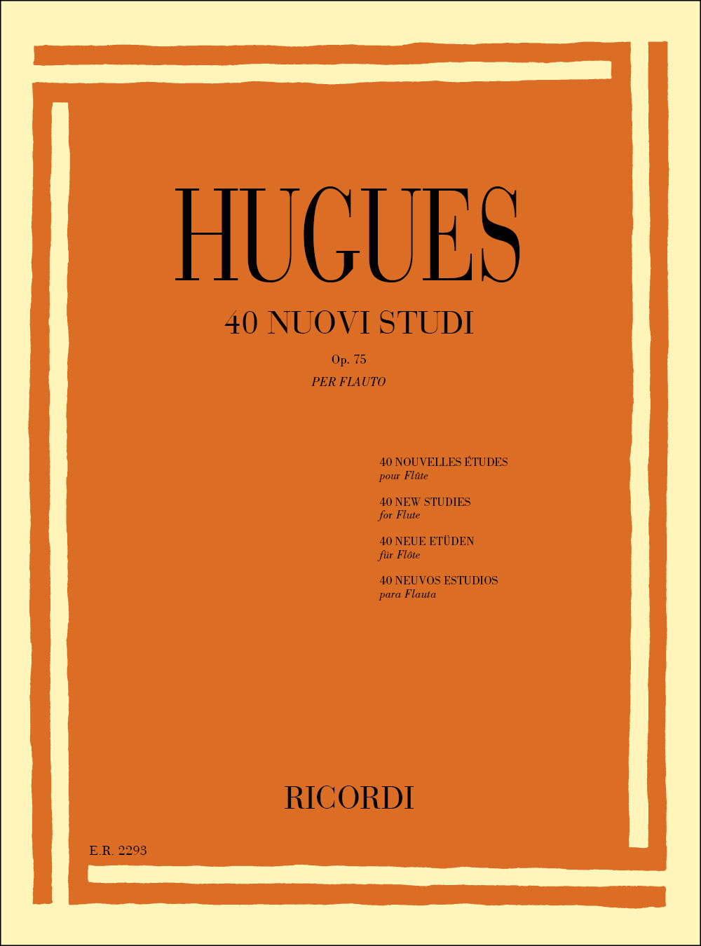 RICORDI 40 Nuovi Studi Op. 75