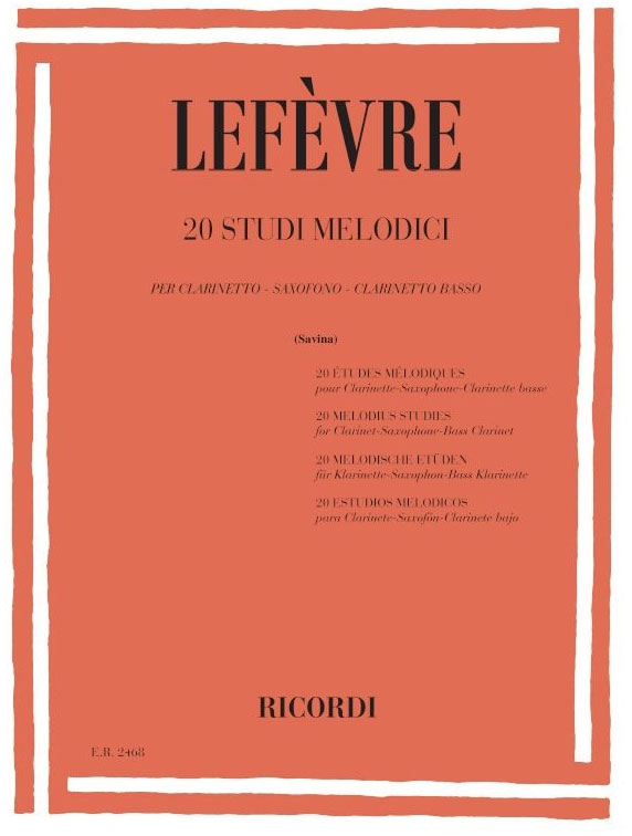RICORDI 20 Studi Melodici