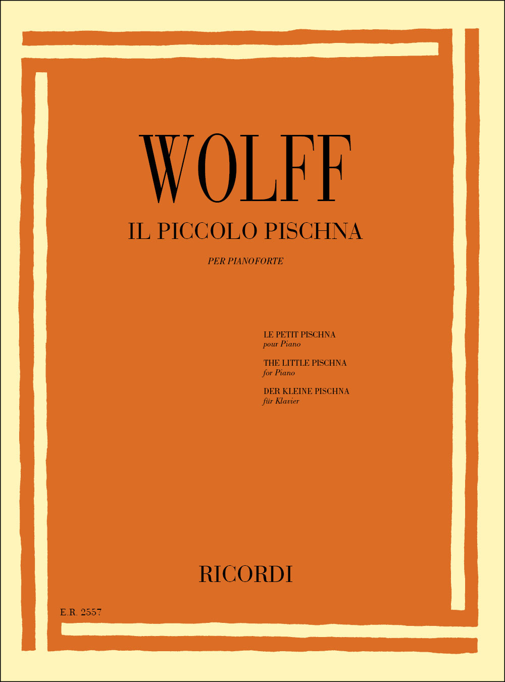 RICORDI Il Piccolo Pischna