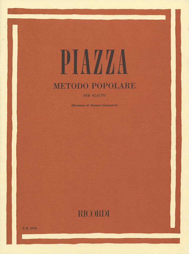 RICORDI Metodo Popolare Per Flauto