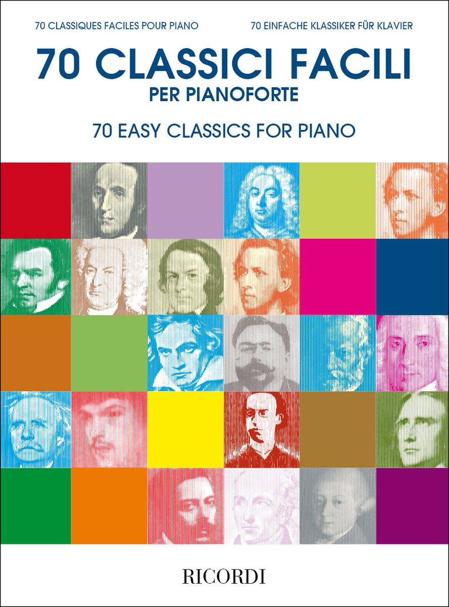 RICORDI 70 Classici facili per pianoforte
