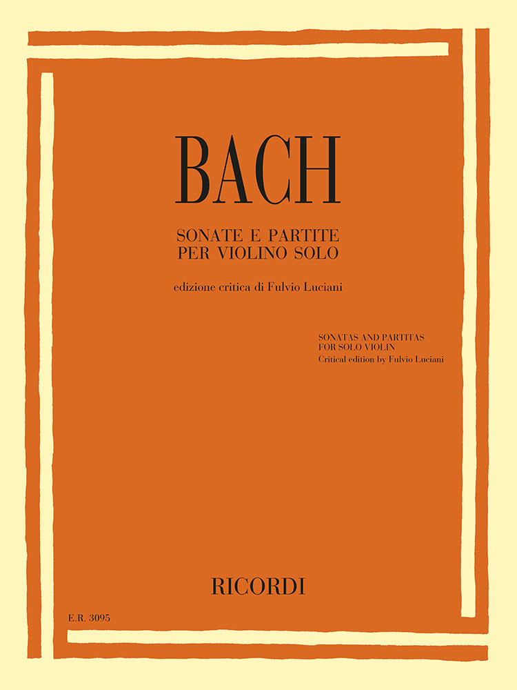 RICORDI Sonatas and Partitas for solo violin