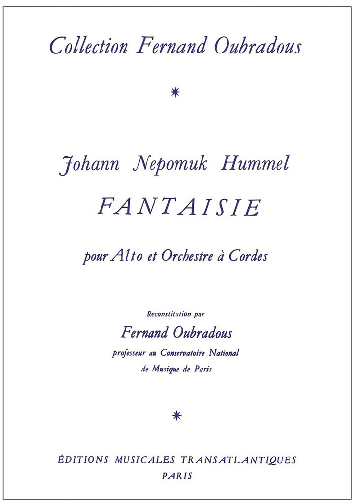 TRANSATLANTIQUES Fantasie