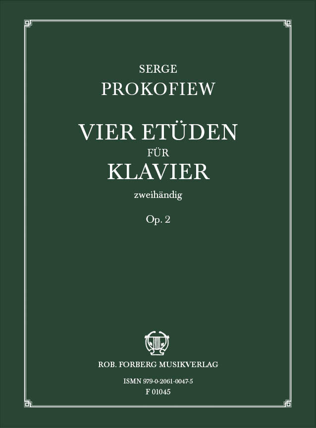 FORBERG Vier Etüden, op. 2
