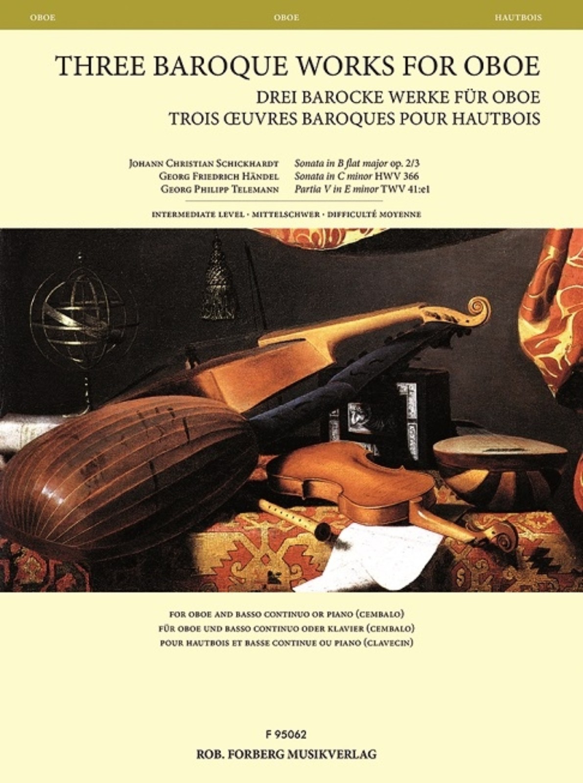 FORBERG Three Baroque Works for Oboe