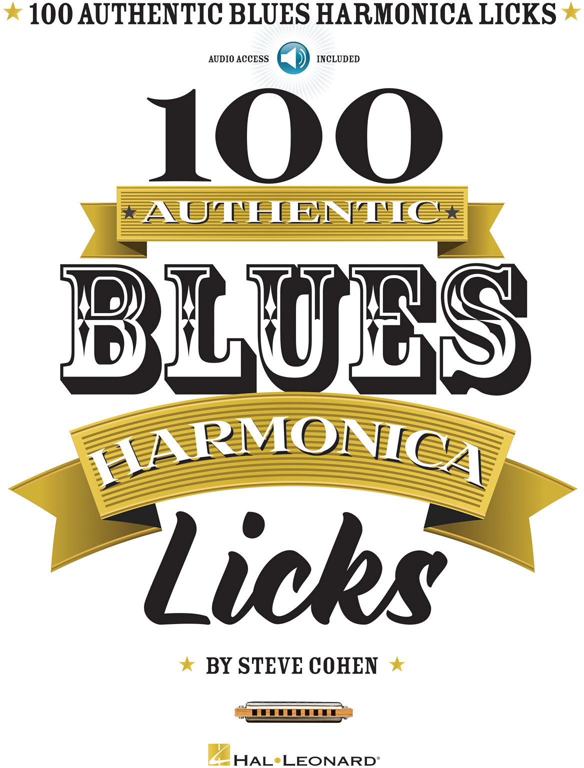 HAL LEONARD 100 Authentic Blues Harmonica Licks